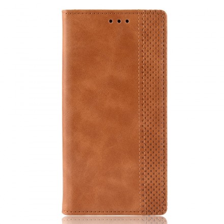 Flip Cover OnePlus 6T Vintage Leather Effect