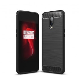 OnePlus 6T Brushed Carbon Fiber Case