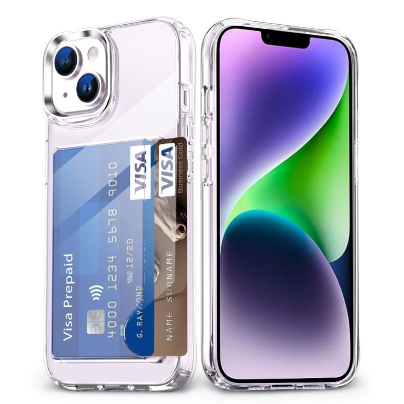 Transparent iPhone 14 Case with Card Holder