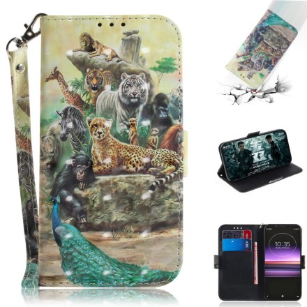 Sony Xperia 1 Animal Safari Strap Case