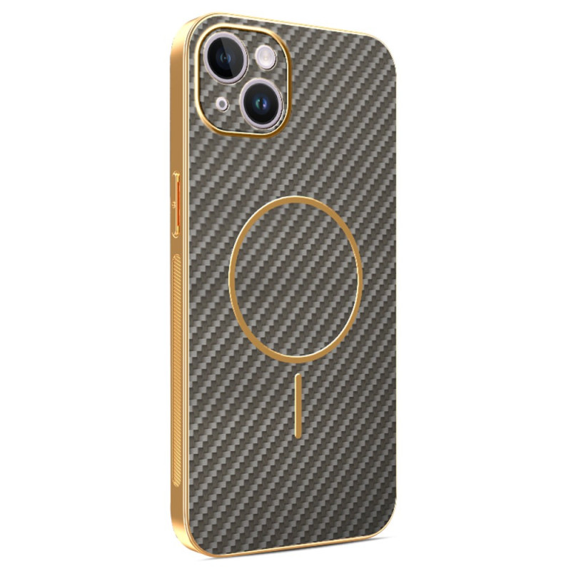 Carbon Fibre Texture iPhone 14 Plus Case