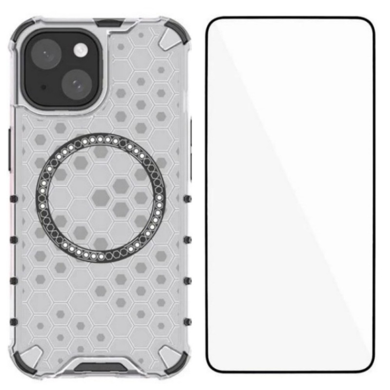iPhone 14 Plus Case MagSafe Honeycomb with Screen Protector