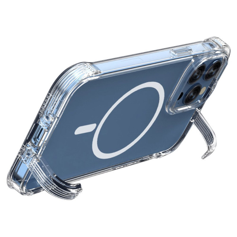iPhone 14 Plus Magsafe Transparent Case with Concealed Holder
