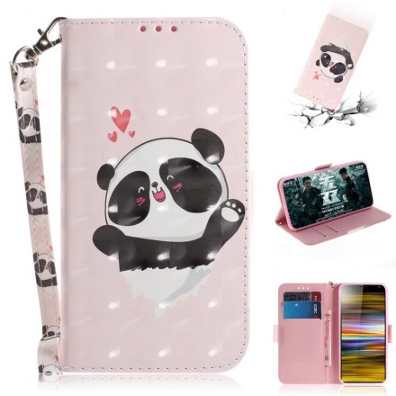 Sony Xperia 10 Panda Love Strap Case