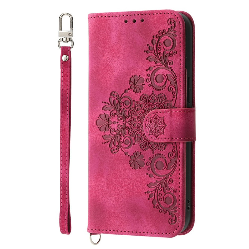Cover Poco M7 4G Suede Lace Effect