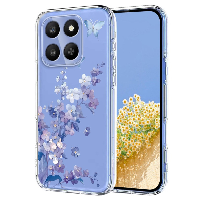 Honor 400 Smart 5G / 4G Transparent Floral Case