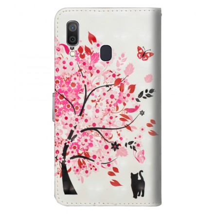 Cover Samsung Galaxy A30 Arbre Rose