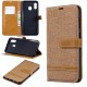 Cover Samsung Galaxy A30 Tissu Et Effet Cuir