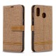 Cover Samsung Galaxy A30 Tissu Et Effet Cuir
