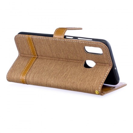 Cover Samsung Galaxy A30 Tissu Et Effet Cuir