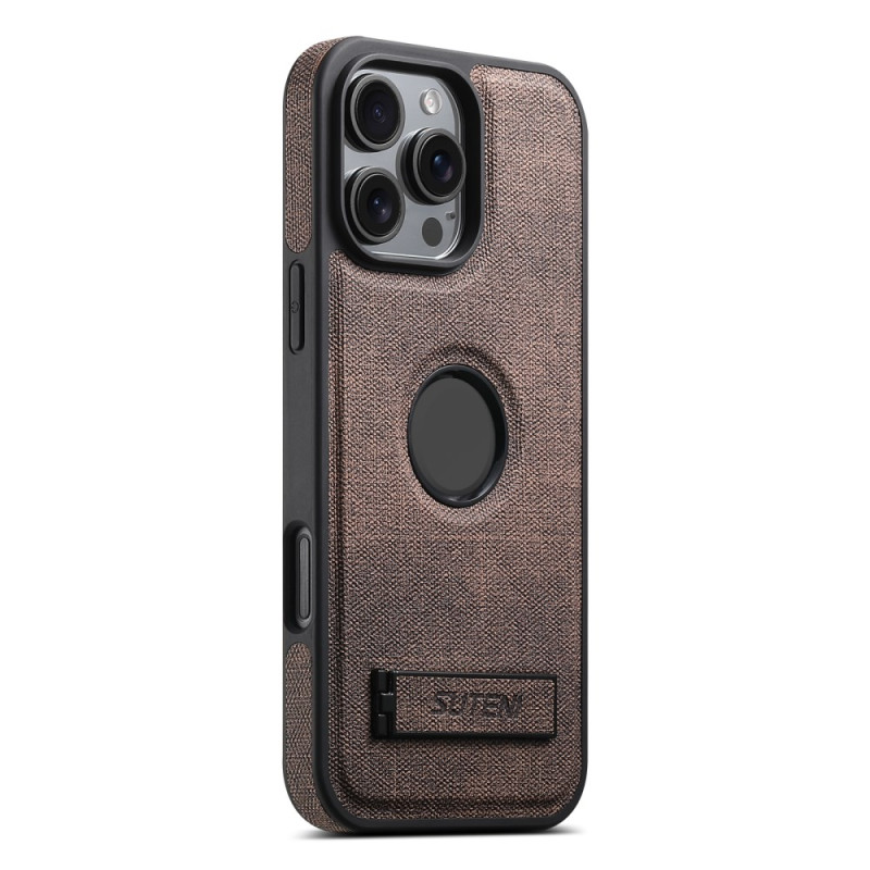 iPhone 14 Pro Leatherette Case with Integrated Stand