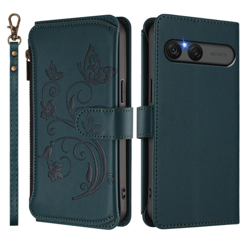 Sony Xperia 10 VII Wallet RFID Floral Case