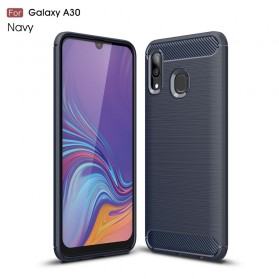 Samsung Galaxy A30 Brushed Carbon Fiber Case