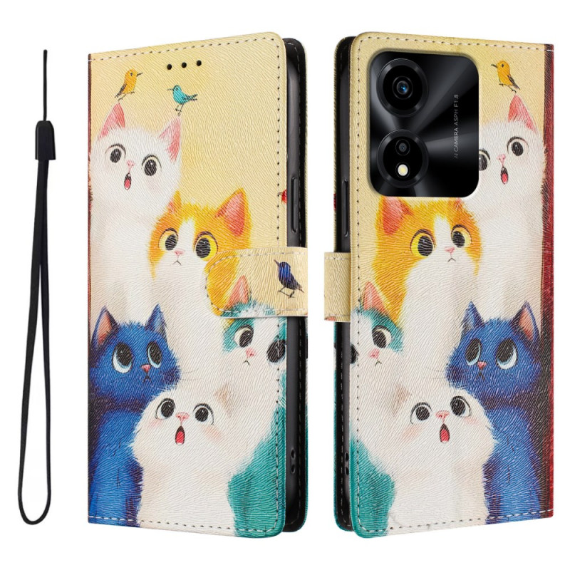 Honor X5c Plus Case Coloured Cat