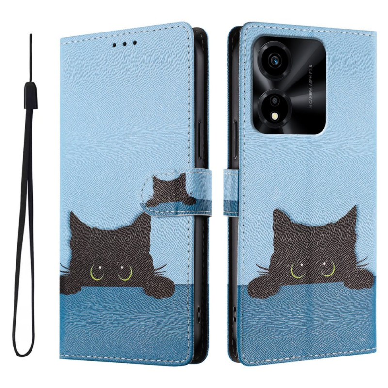 Honor X5c Plus Case Cat Black