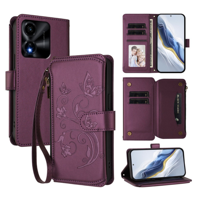 Honor X5c Plus Wallet Case Floral