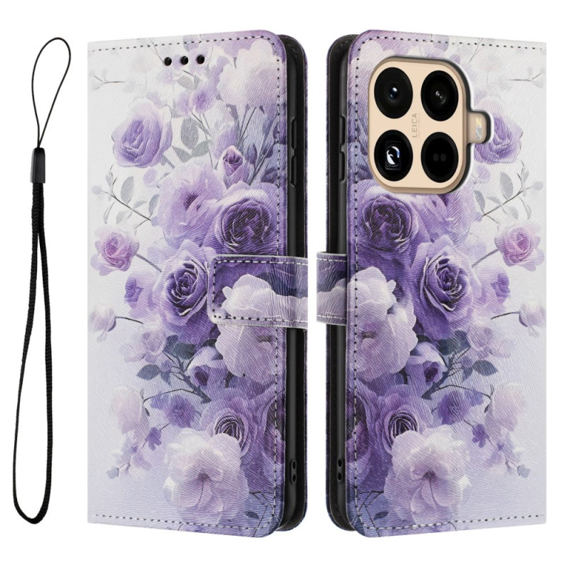 Xiaomi 15T Pro Case Purple Roses