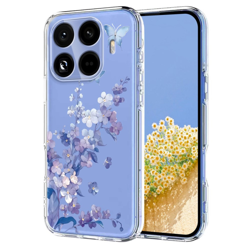 Xiaomi 15T Pro Transparent Floral Case
