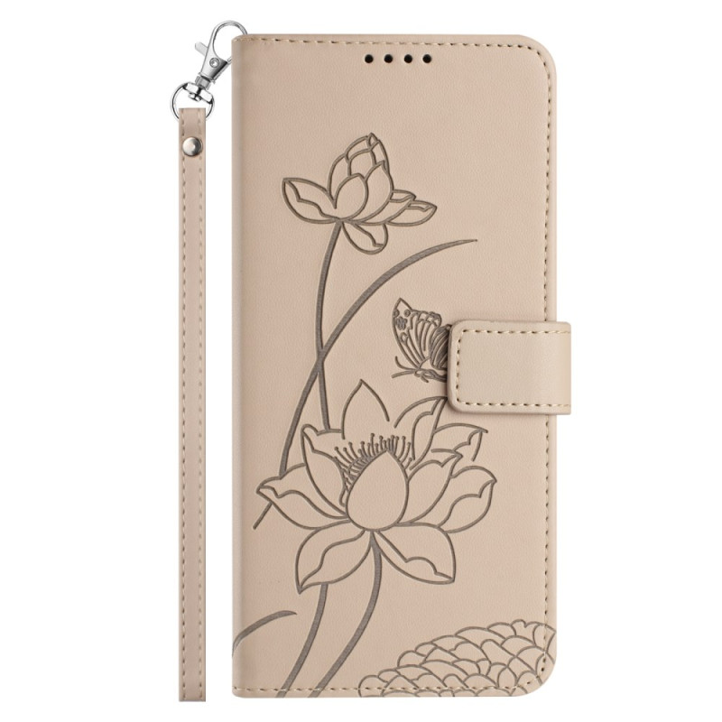 Xiaomi Redmi 15C 5G / 4G / Poco C85 Lanyard Lotus Pattern Case