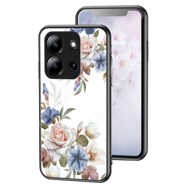 Xiaomi Redmi 15C 5G / 4G / Poco C85 4G Case Floral Tempered Glass