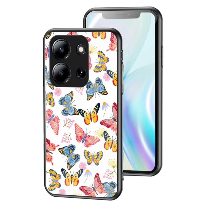 Xiaomi Redmi 15C 5G / 4G / Poco C85 4G Case Tempered Glass Butterflies