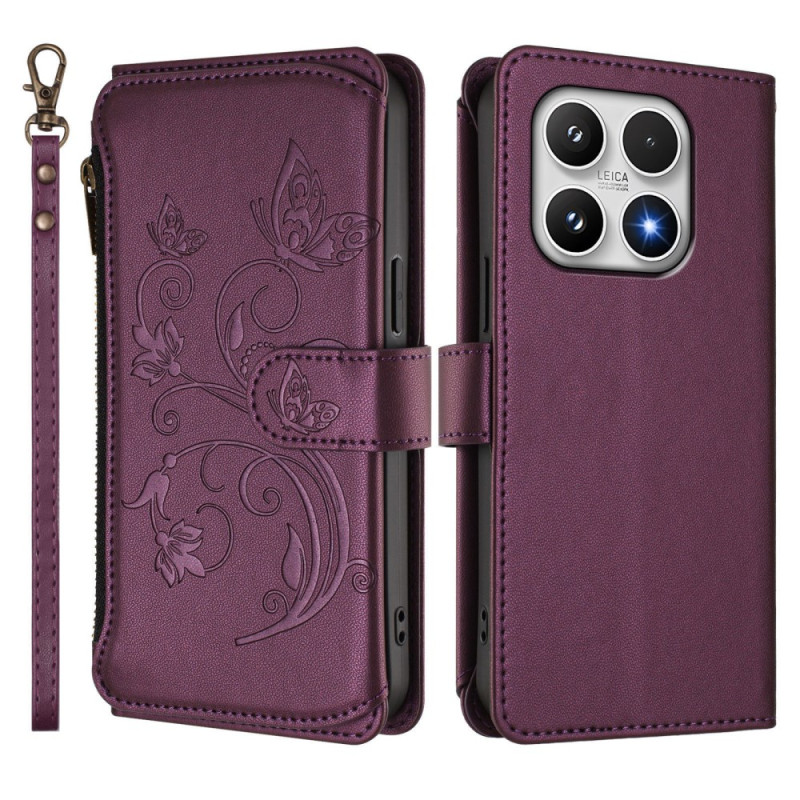 Xiaomi 17 Wallet Case Floral