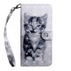 Case Huawei Y6 2019 Cat Black and White