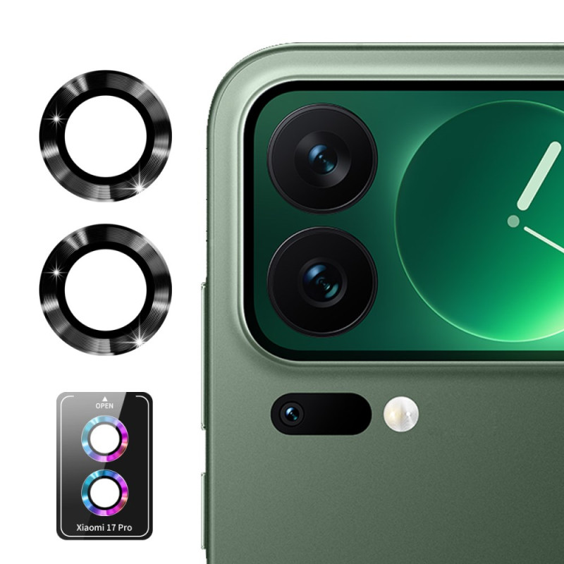 Tempered Glass Protective Lenses for Xiaomi 17 Pro (rings)