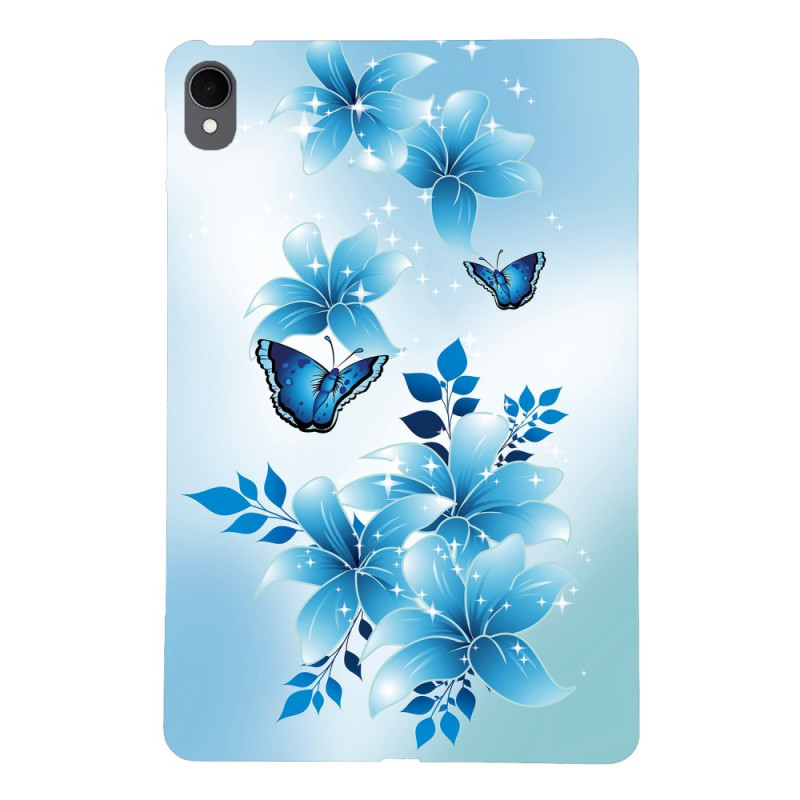 Samsung Galaxy Tab S11 Small Blue Butterflies Case
