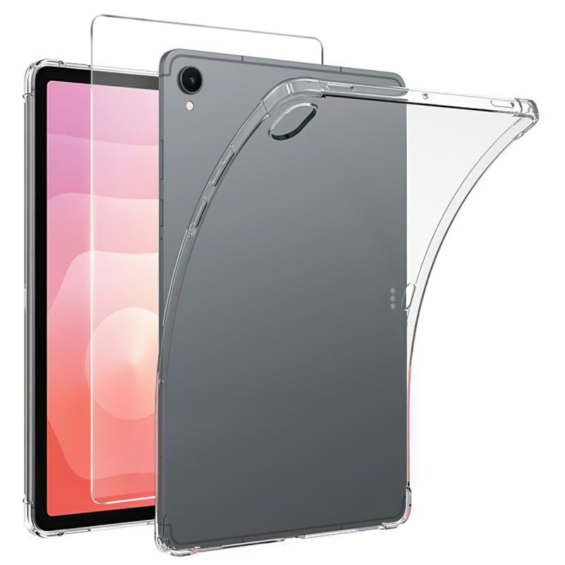 Samsung Galaxy Tab S11 Clear Case with Tempered Glass Screen Protector