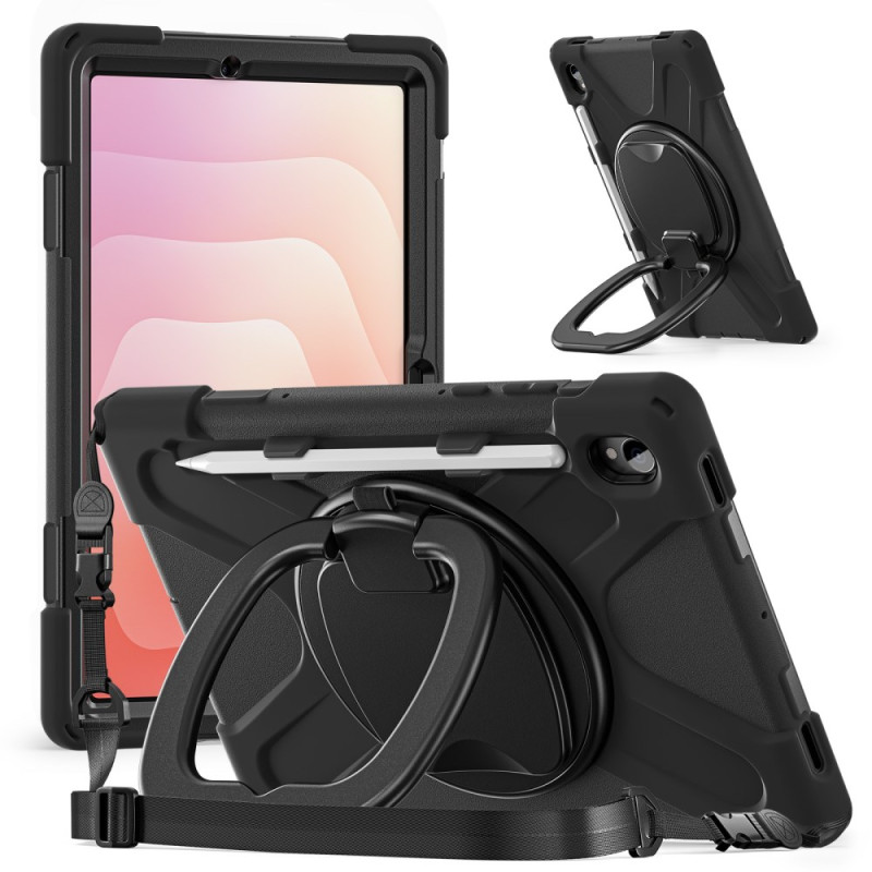 Samsung Galaxy Tab S11 Triple Protection Case with Shoulder Strap and Support Ring