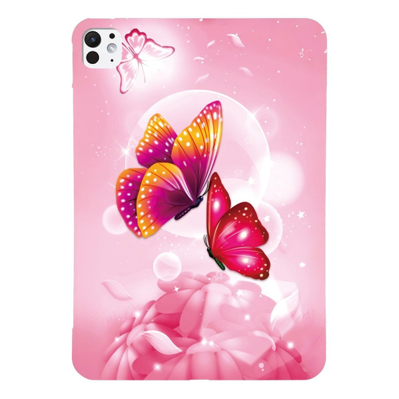 iPad Pro Case 11 (2025) / 11 (2024) Pink Butterflies