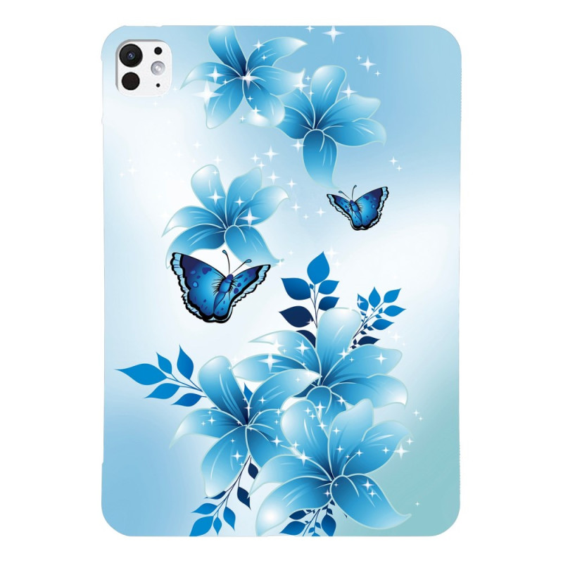 iPad Pro Case 11 (2025) / 11 (2024) Blue Butterflies