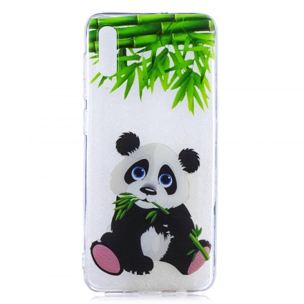 Case Samsung Galaxy A50 Transparent Panda Eat