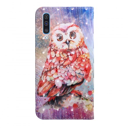 Case Samsung Galaxy A50 Owl the Painter