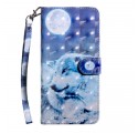Case Samsung Galaxy A50 Wolf with Moonlight