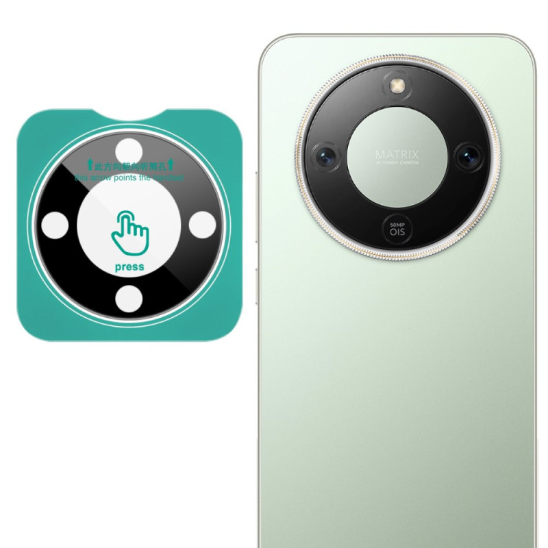 Tempered Glass Protective Lens with Positioning Frame for Honor Magic 8 Lite (black version)