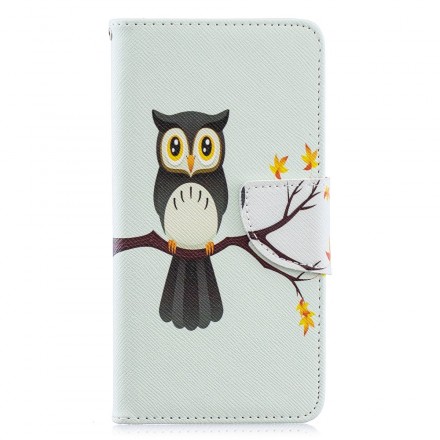 Case Samsung Galaxy A40 Owl Perched On The Branch