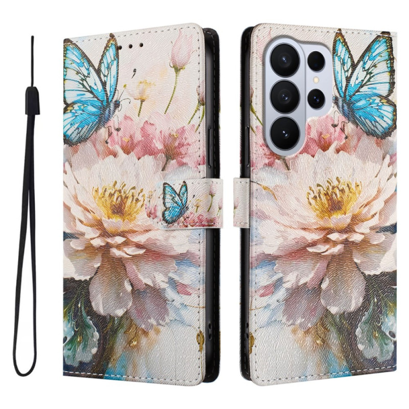 Samsung Galaxy S26 Ultra Peony and Butterfly Case