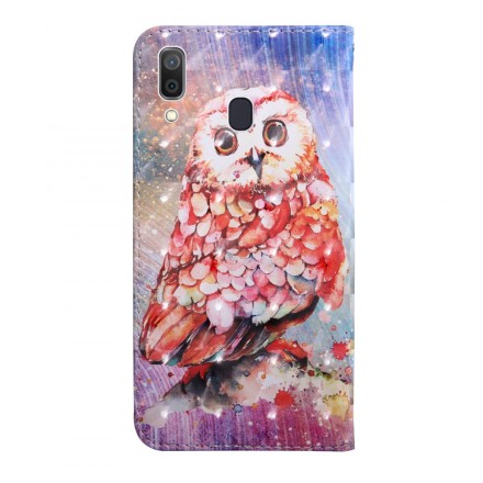 Case Samsung Galaxy A40 Owl the Painter
