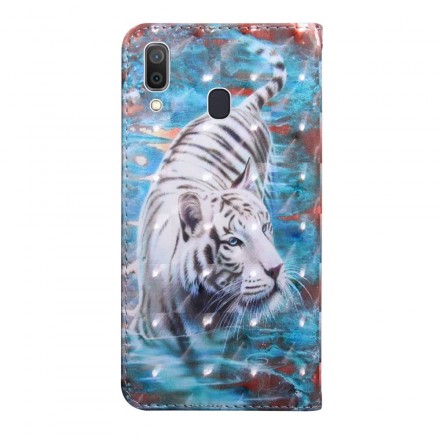 Case Samsung Galaxy A40 Tiger in the Water