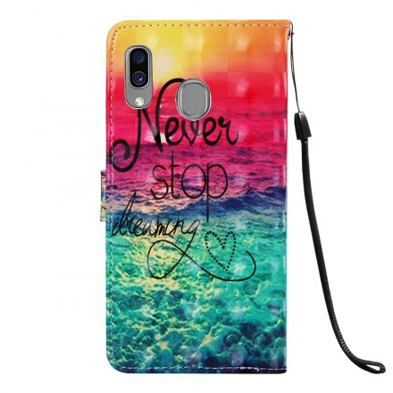 Cover Samsung Galaxy A40 Never Stop Dreaming