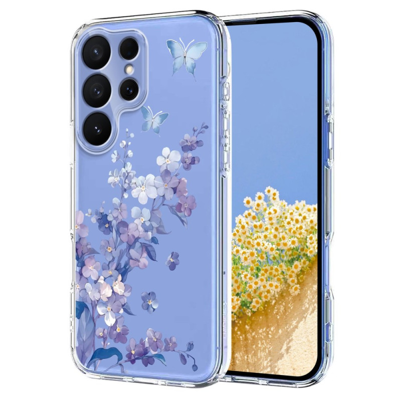 Samsung Galaxy S26 Ultra Case Butterflies and Flowers