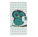 Cover Samsung Galaxy A40 Hibou Endormi