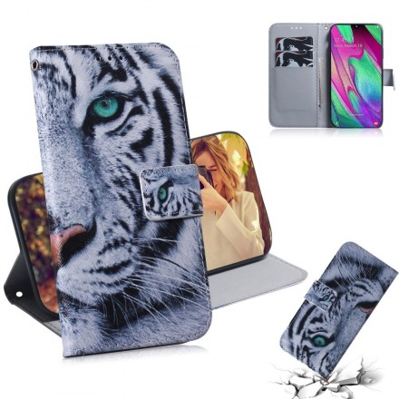 Samsung Galaxy A40 Tiger Face Case