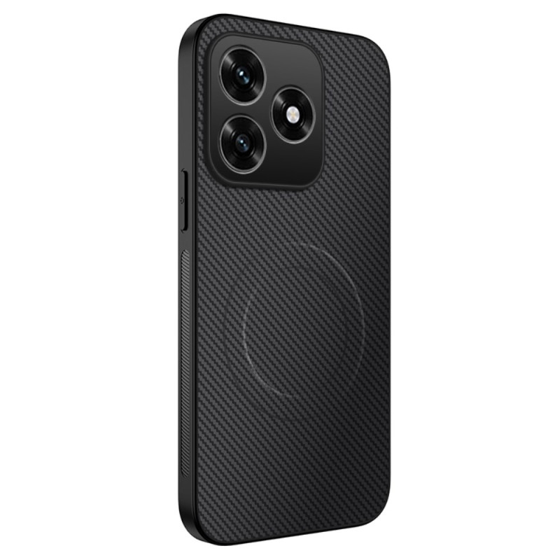 Coque Honor X5c Plus MagSafe Texture Fibre de Carbone