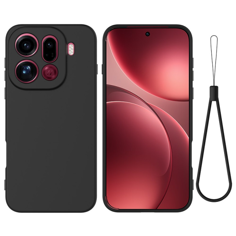 Oppo Find X9 Pro 5G Liquid Silicone Lanyard Case
