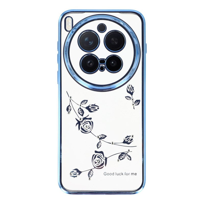 Vivo X300 Pro Strass and Eternal Flowers Case