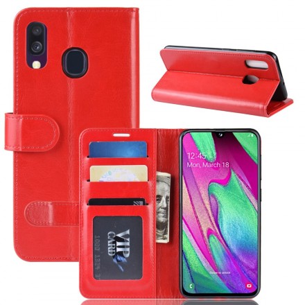 Cover Samsung Galaxy A40 Simili Cuir Ultra