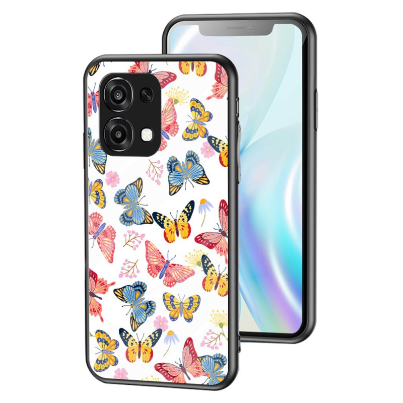 Oppo A6 Pro 5G Case Tempered Glass Butterflies